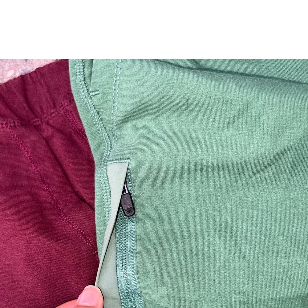 Mack Weldon Ace Sweatshort Bundle Mens Medium Syrah Fern Green Burgundy Shorts - Picture 5 of 11